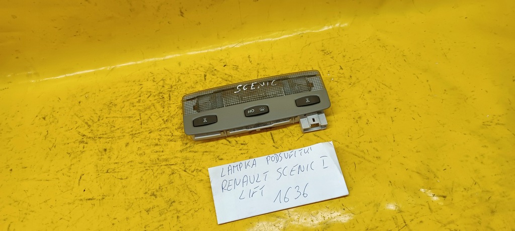 фото №2, Лампа стельовий renault scenic i lift 1636