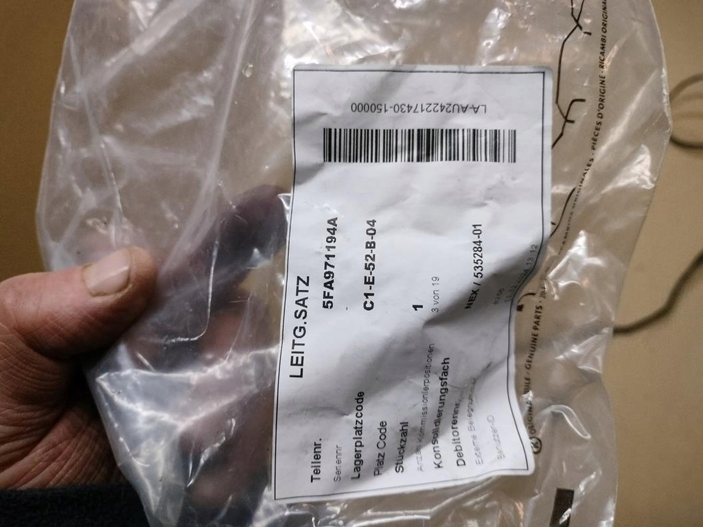 фото №5, Seat leon cupra жгут pdc датчиков парковки задняя задняя оригинальный номер идеальное состояние