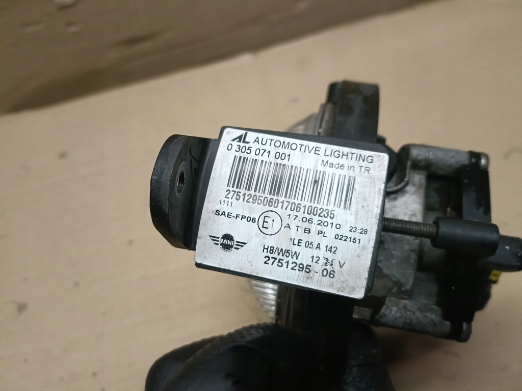 фото №3, Mini cooper s r56 протитуманна фара перед 2751295-06