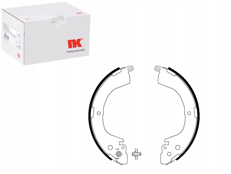 фото №1, Nk тормозные колодки ham. mitsubishi l400