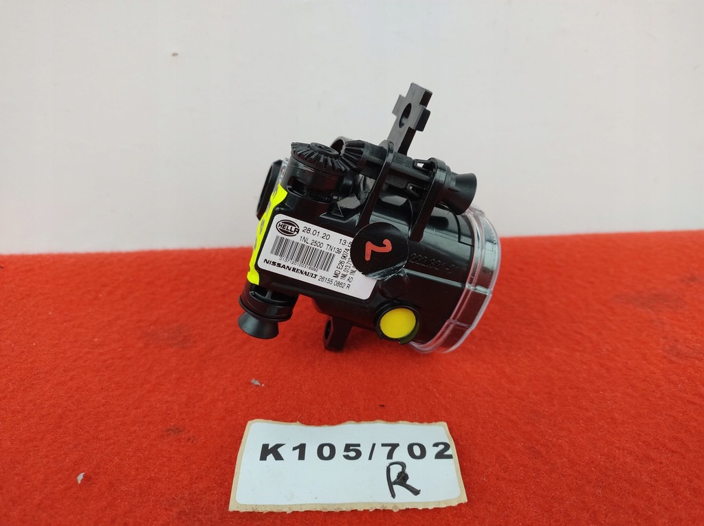 фото №3, Лівий протитуманна фара led drl nissan qashqai juke renault clio 261550862r k105/702