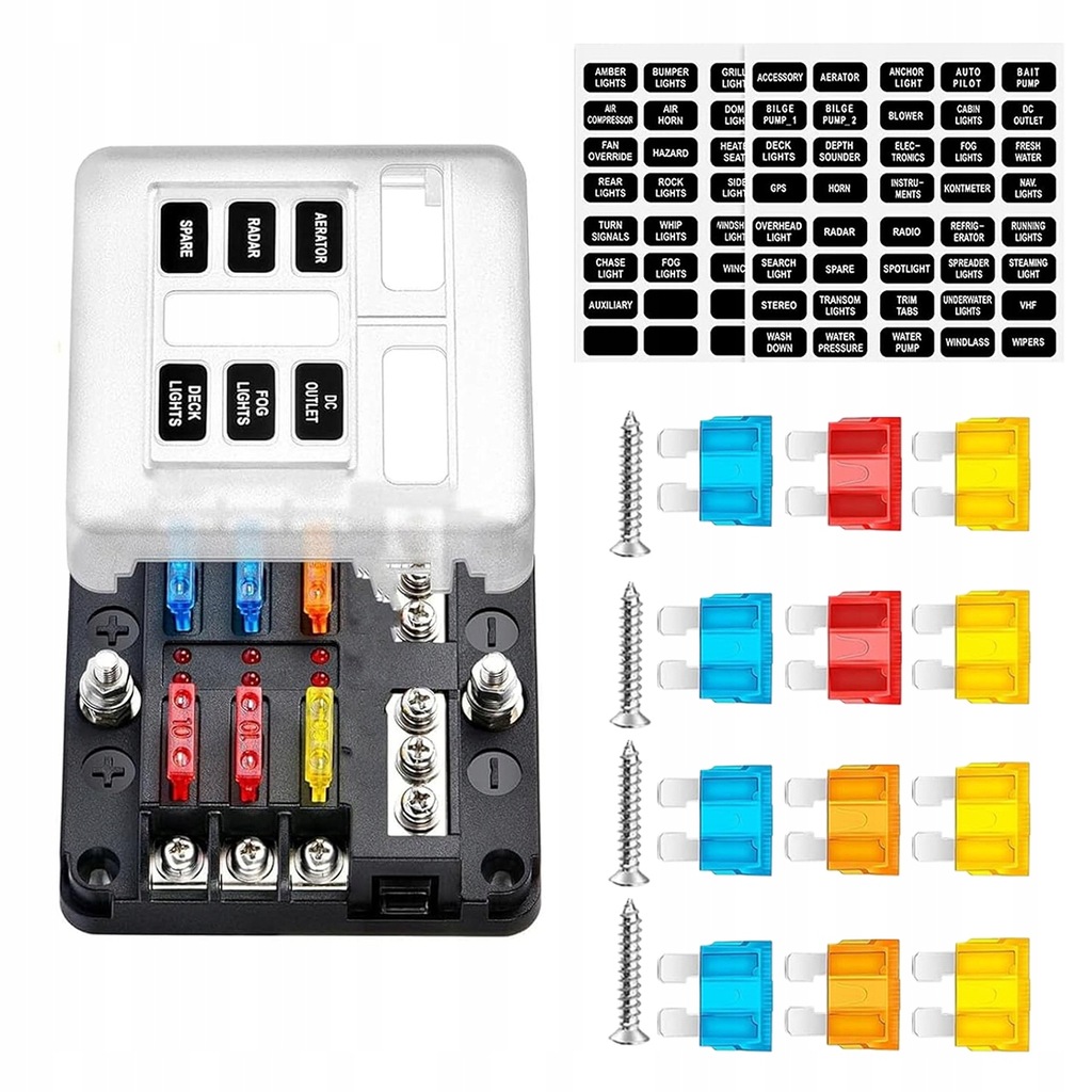 фото №14, Корпус do электропроводка предохранителей половина коробка разъём 6 предохранитель