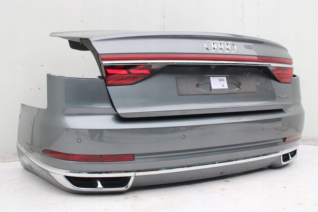 фото №8, Audi a8 4n d5 бампер + крышка багажника задняя багажника matrix лампы oled 0c0c lx7r sza