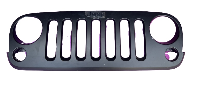 фото №1, Решётка радиатора решётка радиатора бампера перед jeep wrangler