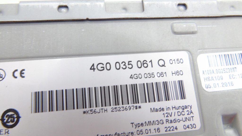 фото №3, Тюнер радио модуль audi a4 b8 a5 8t 4g0035061q