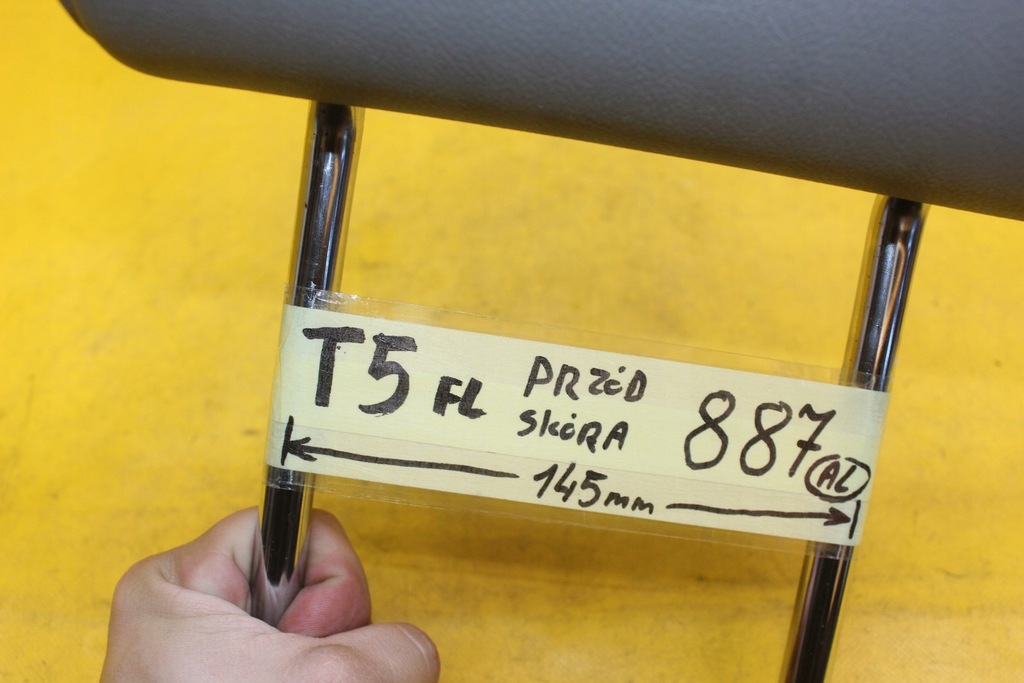 фото №5, Подголовник сиденье кожа кожзам vw transporter t5 fl