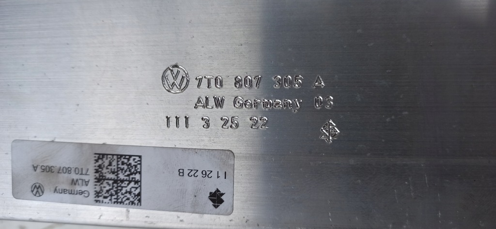 фото №9, Vw t7 multivan 2021- балка бампера задняя 7t0807305a