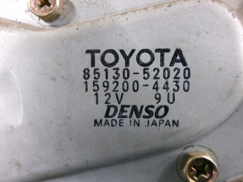 фото №5, Toyota yaris i verso двигатель дворники задняя 85130-52020 denso