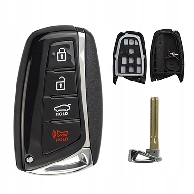 фото №1, Replacement car key shell 4 buttons fit for hyundai genesis 2013-201 50404