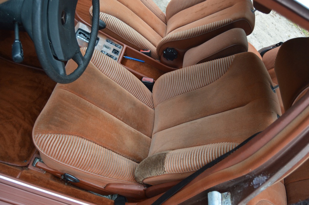 фото №16, Mercedes w126 całe салон сидіння велюр 937 sienna