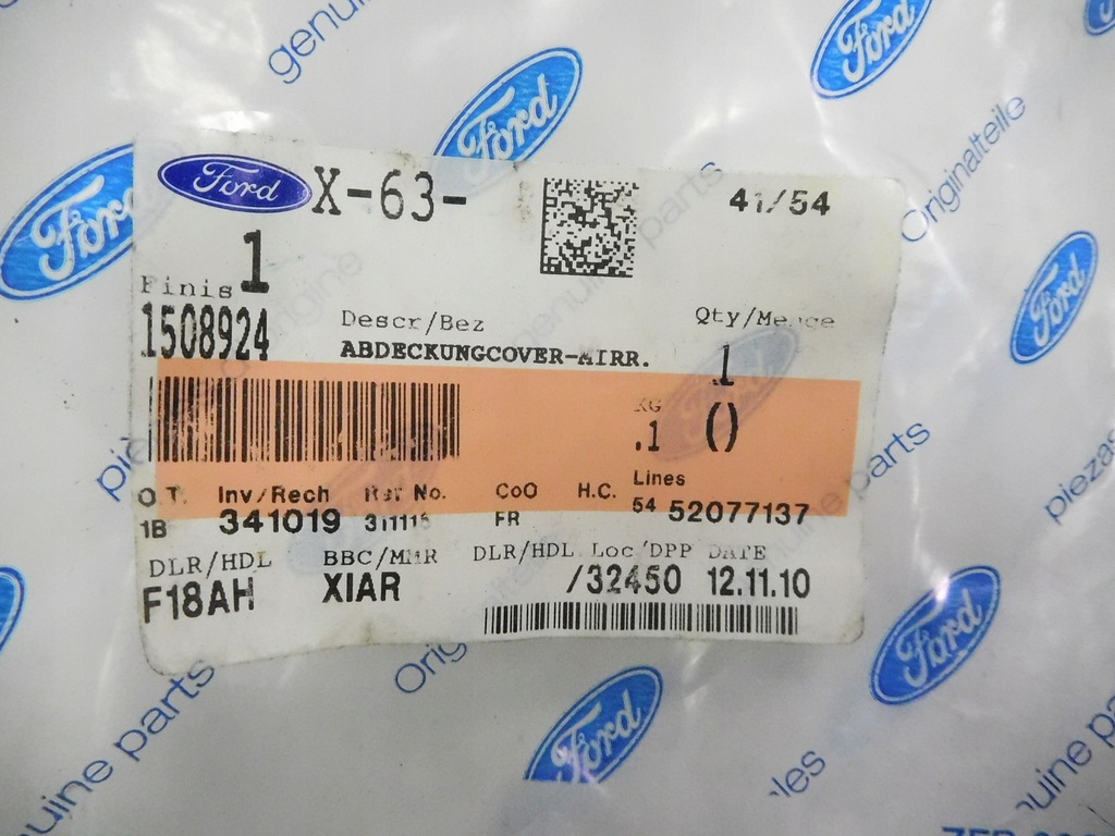 фото №12, Корпус зеркало ford c-max оригинальный номер 1508924