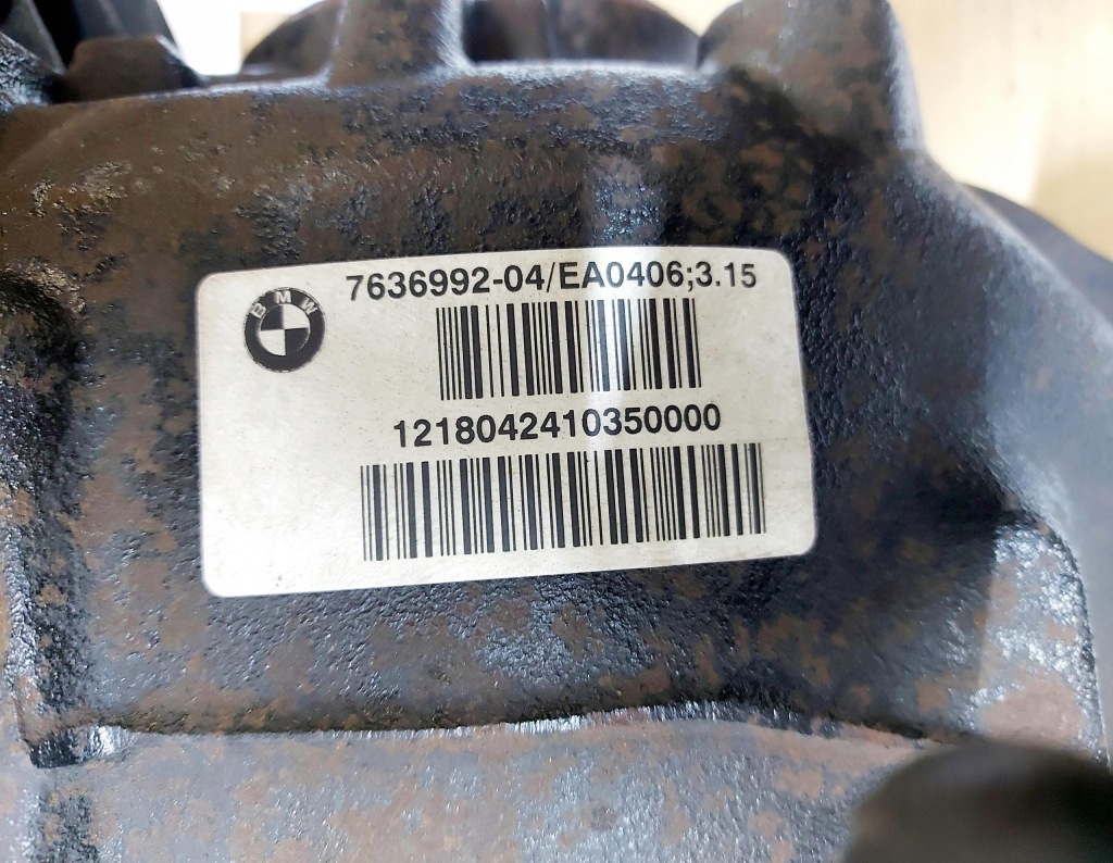 фото №9, Bmw x6 f16 x5 f15 18r. мост приводной дифференциал задняя 3.15 7636992