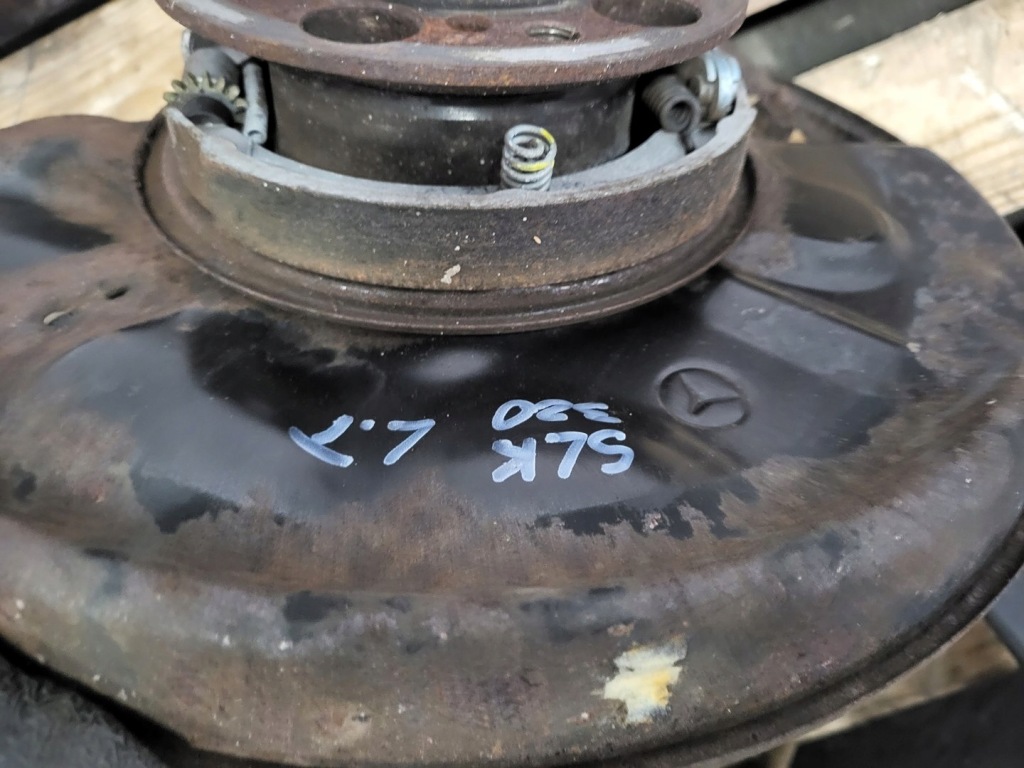 фото №8, Mercedes slk 320 r170 lift 3.2 b ступица рычаг рычаги левый задняя