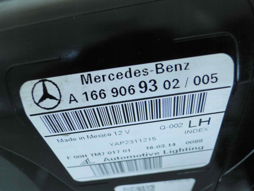 фото №12, Mercedes gls x166 166 лампа ліва led ils usa