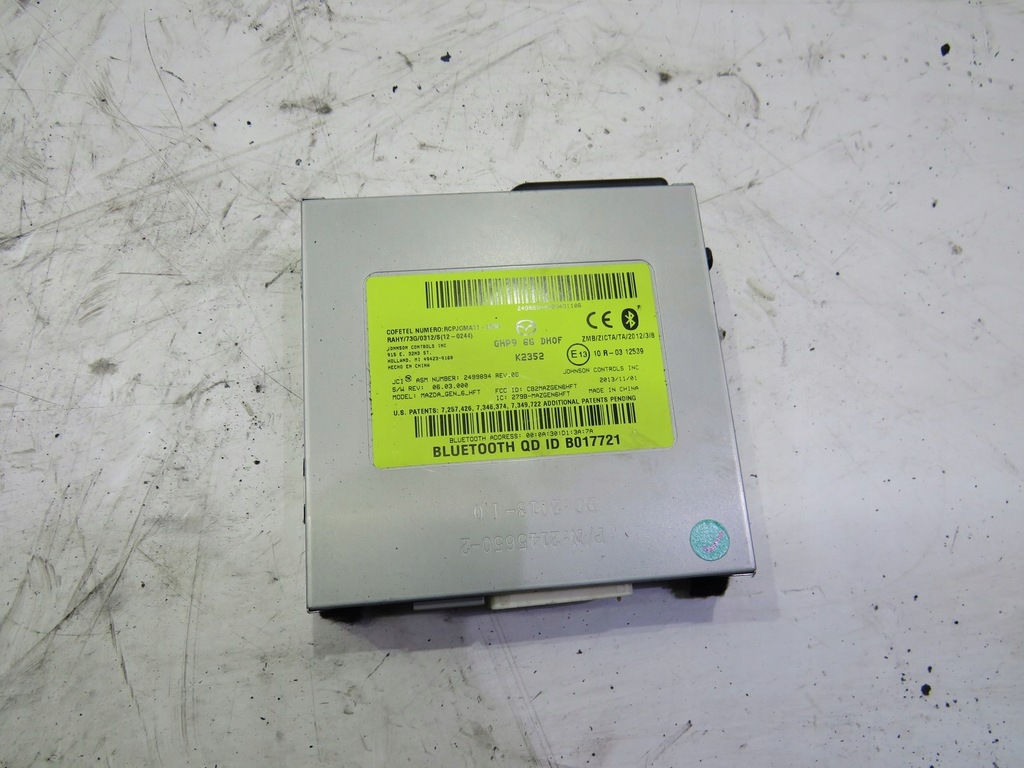 фото №1, Модуль блок керування bluetooth mazda 6 gj ghp966dhof