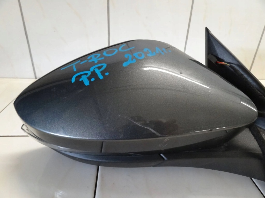 фото №5, Vw t-roc 2021 зеркало наружное правое 13 pinów ассистент поперечина движения