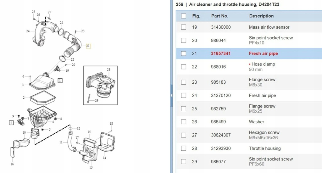 фото №11, Volvo xc90 2017 канали повітря
