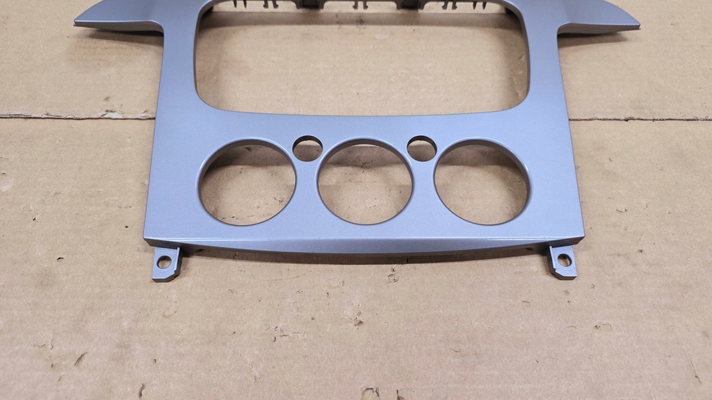 фото №9, Ford s-max mk1 galaxy mk3 2006 - 2015 rok рамка радіо консолі срібляста сіра