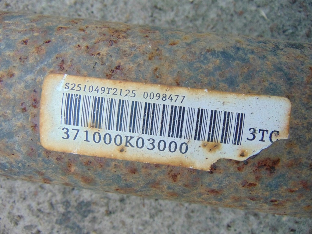 фото №5, Wał приводной toyota hilux 3.0d d4d