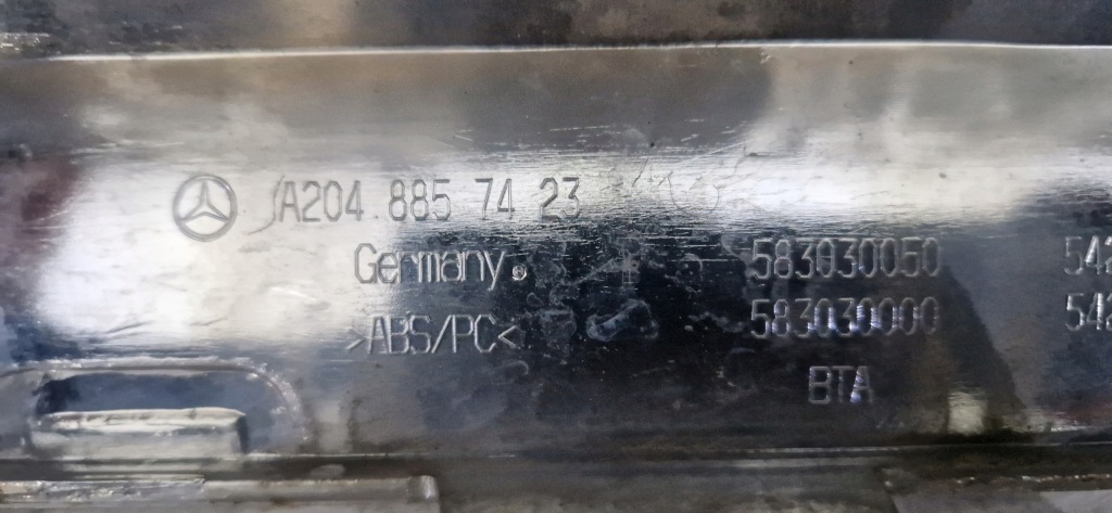 фото №8, Mercedes glk 204 дифузор накладка бампера задня хром