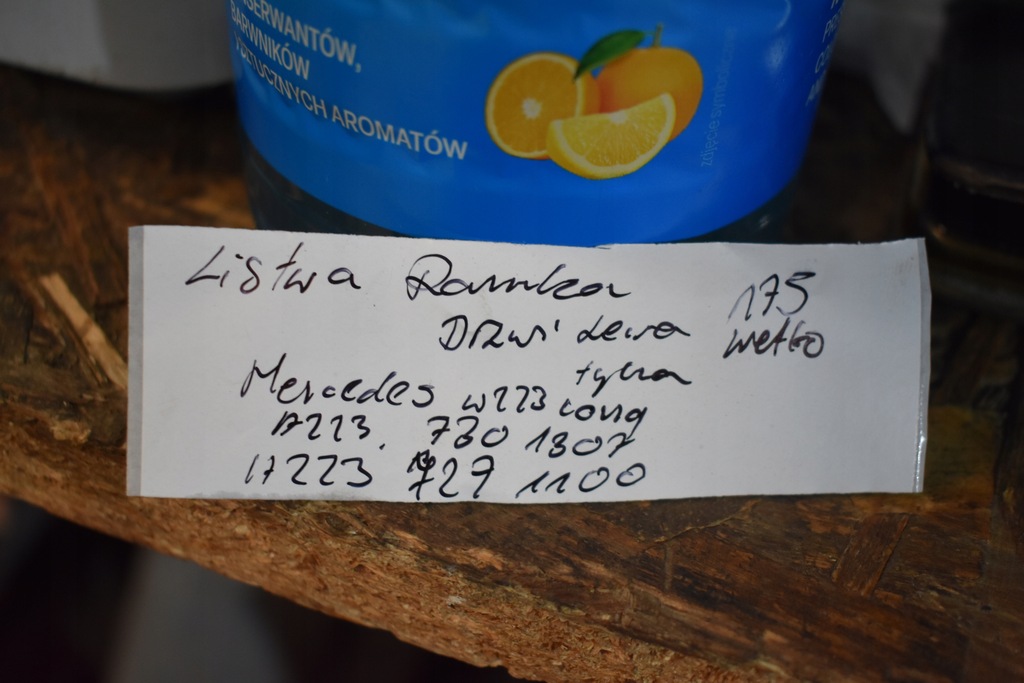 фото №4, Idealna молдинг рамка дверь левая задняя mercedes w223 long 1