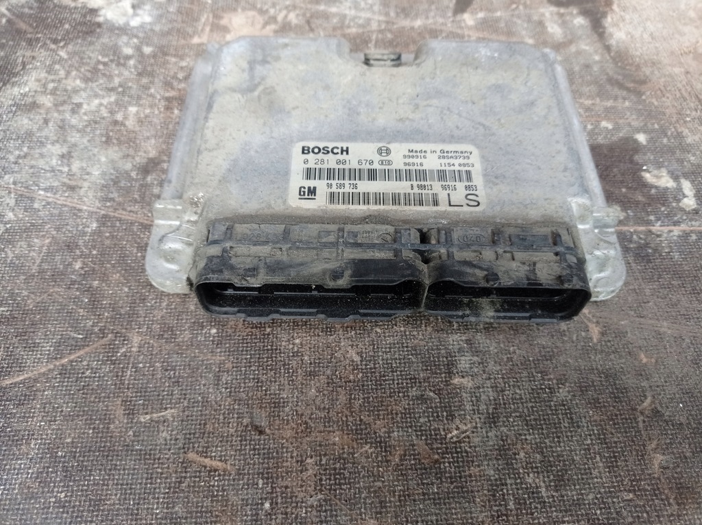 фото №1, Astra ii g 1.7 td - бортовой компьютер 90589736ls 0281001670