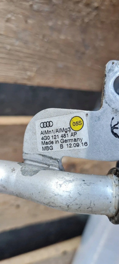 фото №7, A6 c7 4g lift шланг wody трубка 3.0 tfsi 4g0121481ap a7 4g
