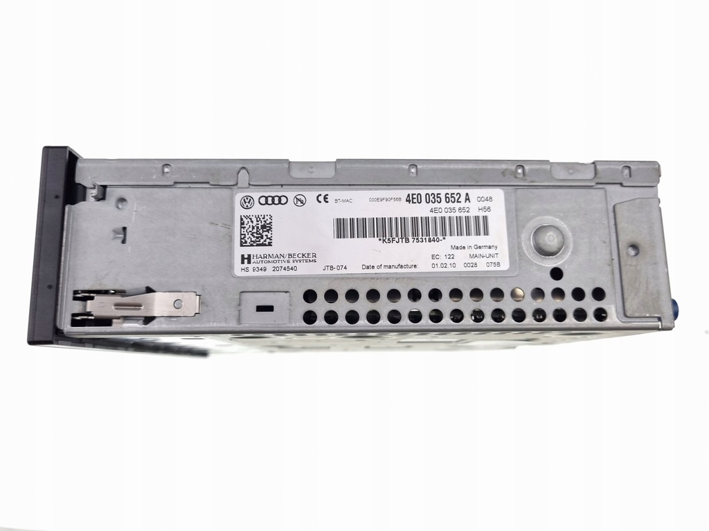 фото №2, Audi a6 s6 c7 4g 2011 панель / радіопрогравач cd/dvd/gps