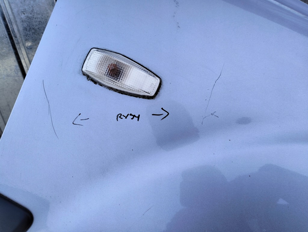 фото №7, Крыло правый перед kia rio ii lata 2005-2011 оригинал серебристый