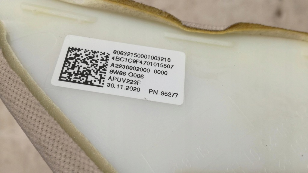 фото №7, Mercedes w223 блок двигателя потолочный правый a2236902000