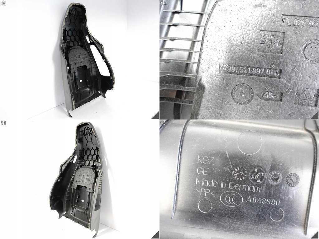 фото №11, Porsche 911 991 718 boxster 981 cayman 981c 982 11- спинка сиденье водителя