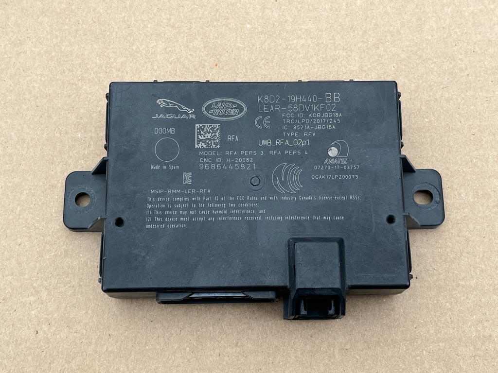 фото №1, Модуль, блок керування keyless land rover evoque ii l551 k8d2-19h440-bb