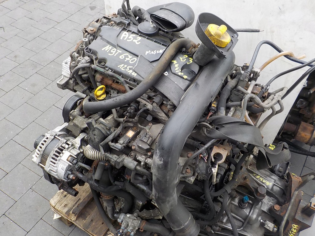 фото №14, Renault master iii 13r 2.3 dci 125km двигун m9t670 kompletny
