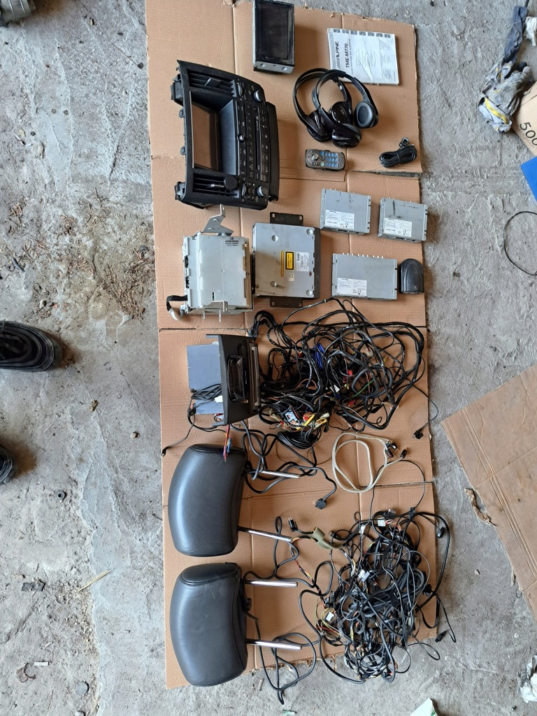 фото №15, Радіо підголівники tv підсилювач навушники pilot alpine tme-m770 infiniti fx35