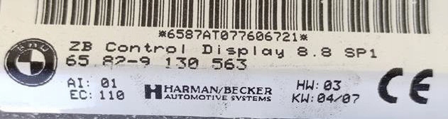 фото №7, Дисплей экран bmw 7 e65 745d 9130563 8385449