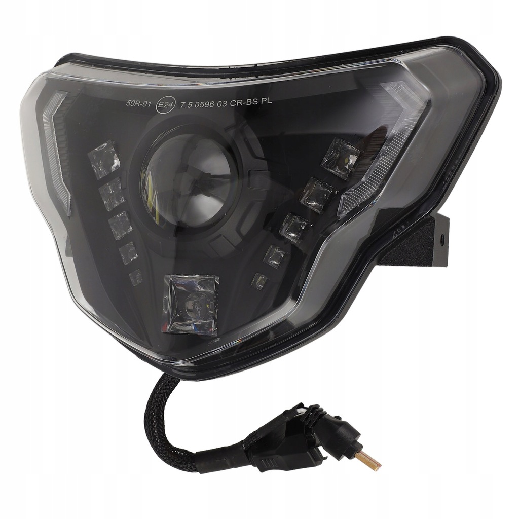 фото №9, Фара led motocyklowy передня wysoka джгут ближнє світло drl модуль лампи