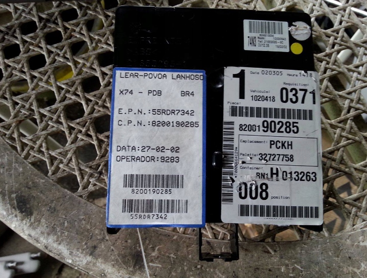 фото №1, Renault laguna ii - модуль bsi 8200190285