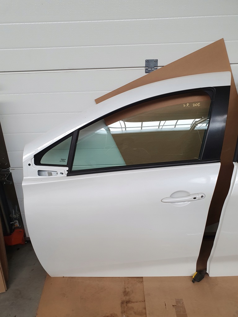 фото №1, Двері перед праве правий повний renault zoe i teqnc білий