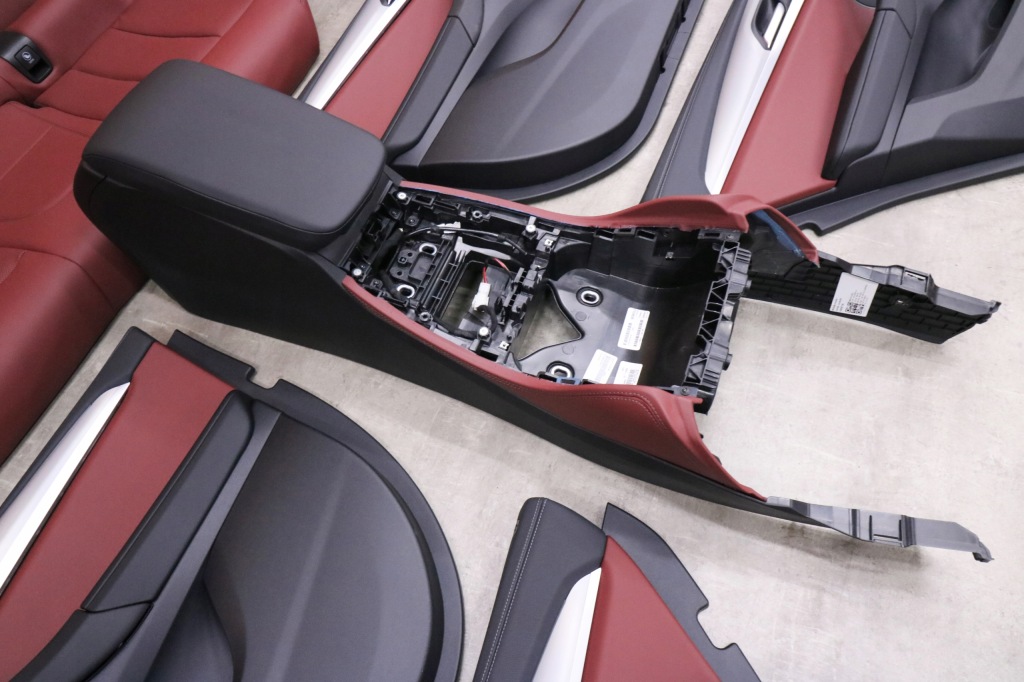 Bmw x4 g02 lci салон сидіння заднє сидіння обшивки sport tacora rot пам'ять 41 km ! Доставка