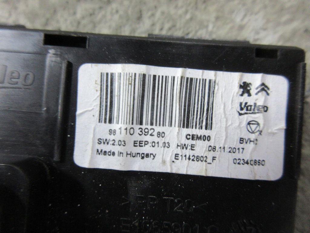 фото №2, Peugeot 5008 ii 2018 r. модуль 9811039280