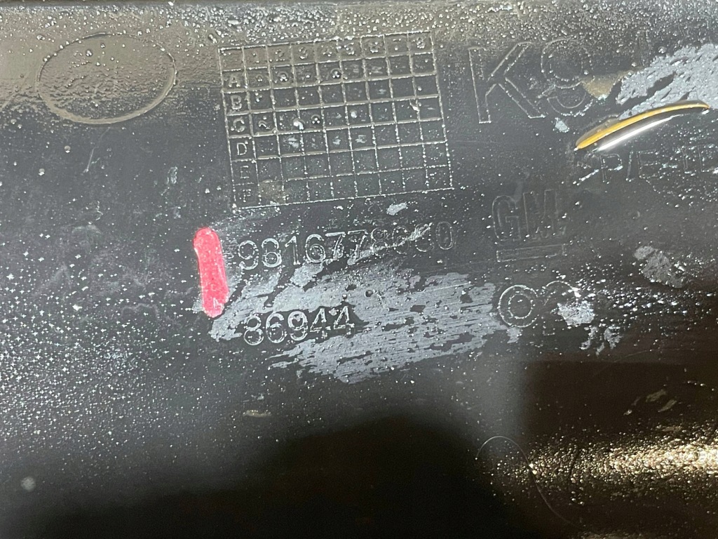 фото №10, Opel combo iv 4 e 18-23 решітка радіатора решітка нижня бампера ліва перед передня