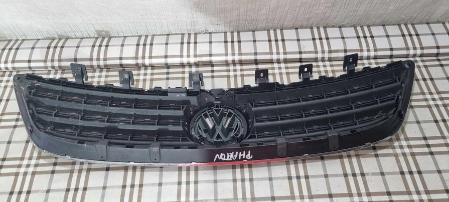 фото №10, Решётка радиатора решётка радиатора решётка впуск хром vw phaeton