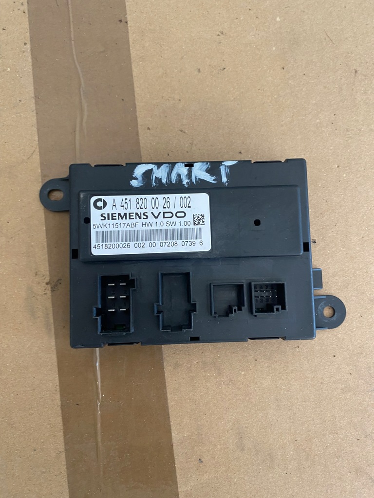 фото №1, Модуль блок управления smart fortwo ii a4518200026 bsi