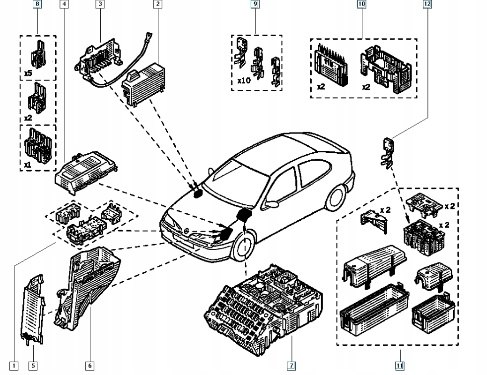 фото №7, Реле renault megane 7701470881