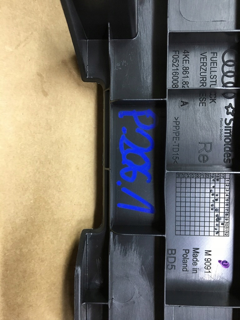 фото №10, Каркас багажника плита правий задня audi e-tron 55 q8