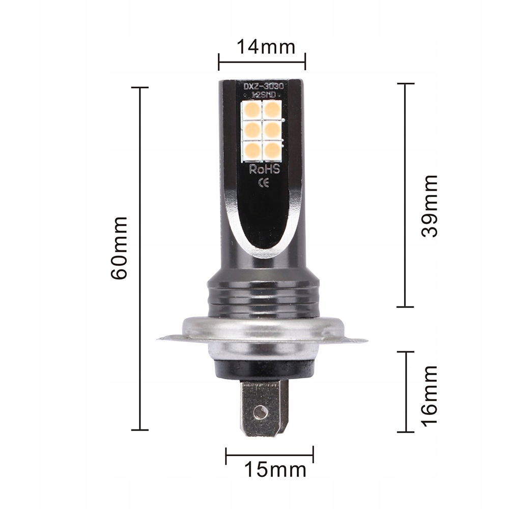 фото №10, Набор лампочка h7 led лампочка 8000lm 6500k лампа, автомобили легковые