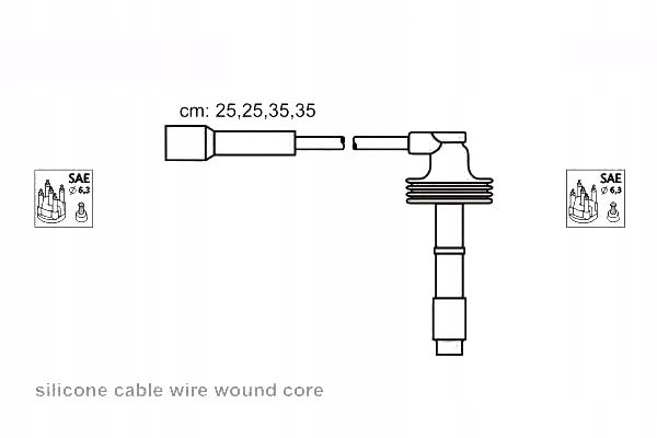 фото №2, Провода зажигания kpl. renault volvo janmor