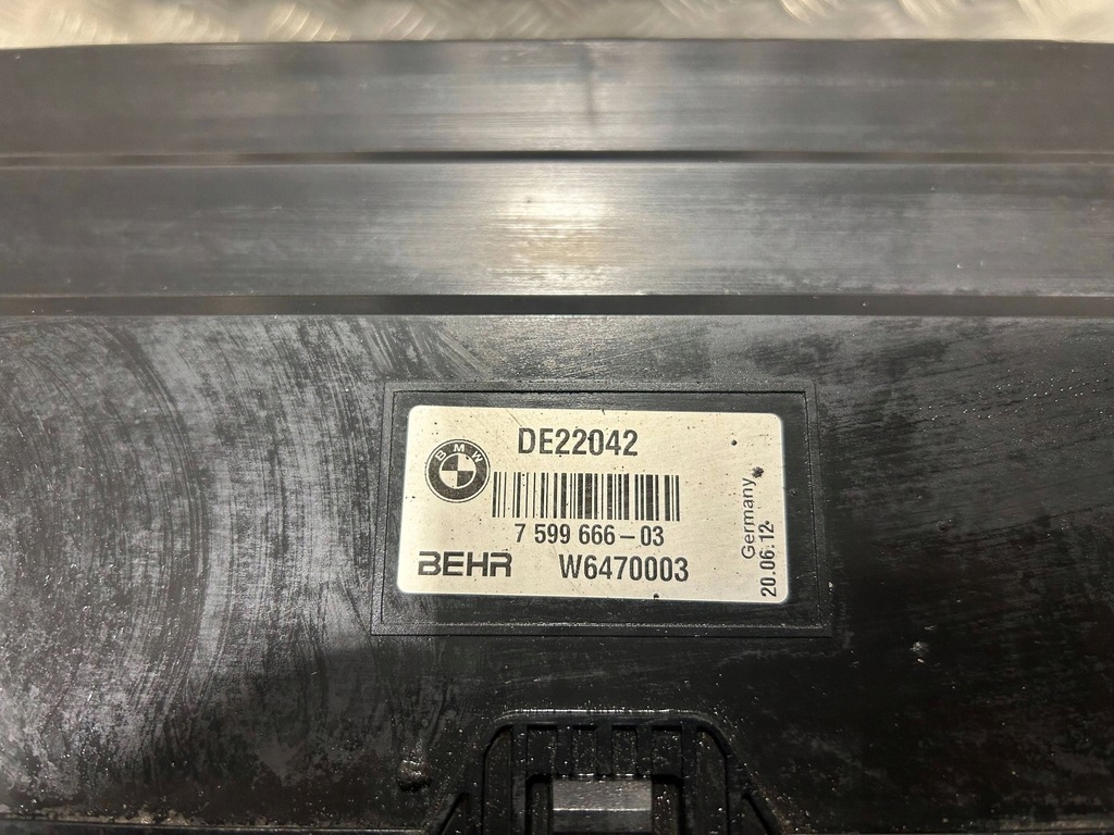 фото №11, Комплектна радіатор вентилятор wody bmw f01 f02 f10 f11 4.4 n63 8509743