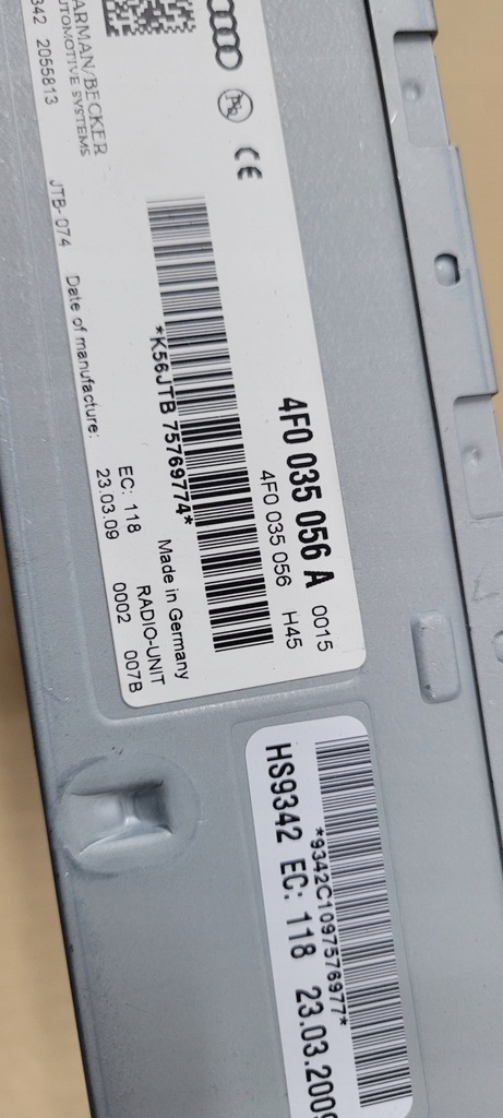 фото №6, Q5 8r a6 c6 тунель радіо 4f0035056a 4f0035056a