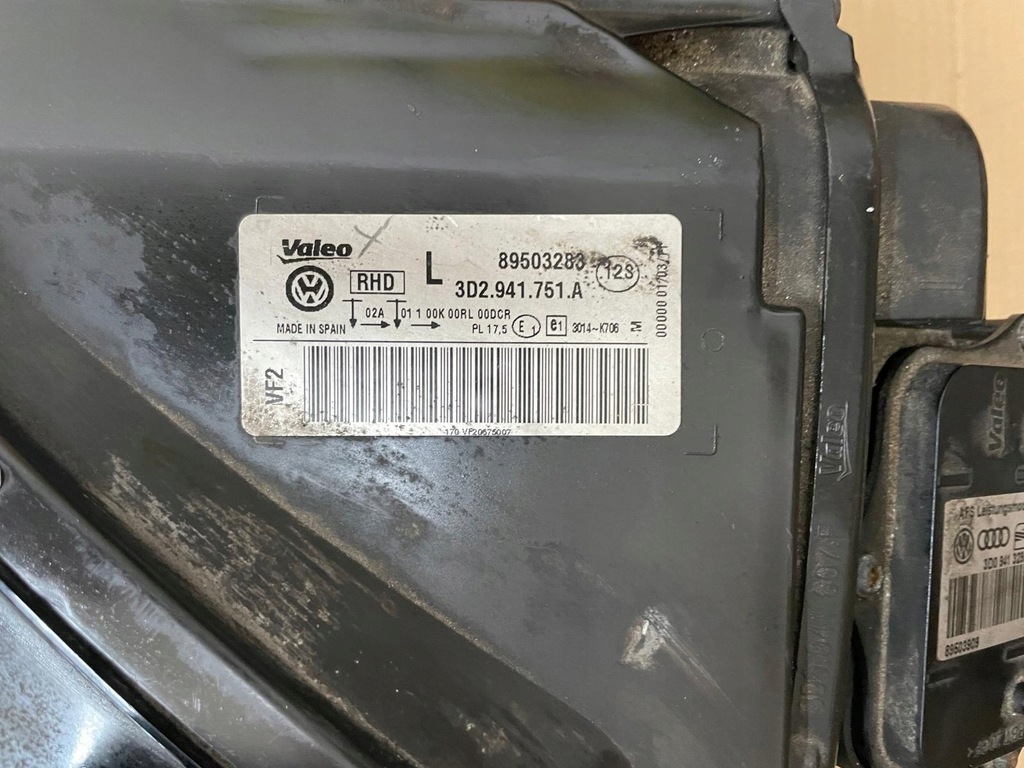 фото №12, Vw phaeton lift 10-15 лампа лампы перед комплект 3d2941751a 3d2941752a